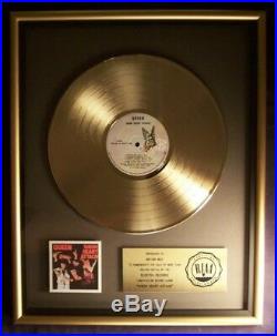 Queen Sheer Heart Attack LP Gold RIAA Record Award Elektra Records To Brian May