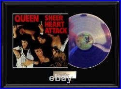 Queen Sheer Heart Attack White Gold Platinum Record Lp Rare Non Riaa Award