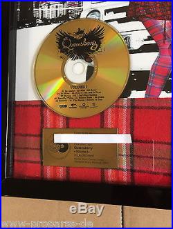 Queensberry Gold Award Volume I goldene Schallplatte aus 2009