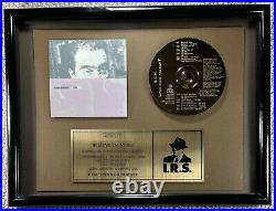 R. E. M / Lifes Rich Pageant Authentic I. R. S. Records Gold CD & Cass Award