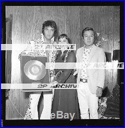 RARE 1973 Original 2.25 Negative ELVIS PRESLEY receives GOLD RECORD AWARD Vegas