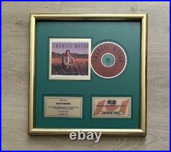 RARE CHARLIE MAJOR CRIA CERTIFIED FRAMED GOLD RECORD AWARD The Other Side