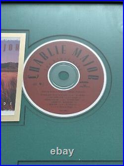 RARE CHARLIE MAJOR CRIA CERTIFIED FRAMED GOLD RECORD AWARD The Other Side