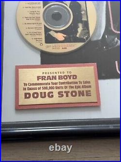 RARE DOUG STONE In-House Award FRAMED GOLD RECORD Sales of Epic Album