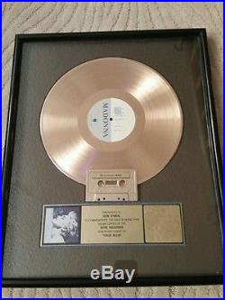 Rare Madonna Riaa Gold Record Award True Blue Free Shipping