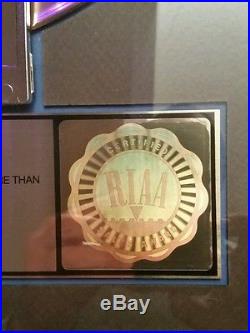 Rare Madonna Riaa Gold Record Award True Blue Free Shipping