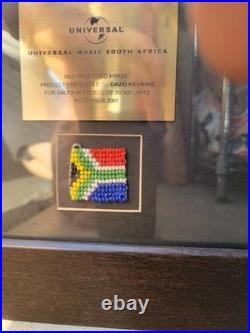 RARE! The Killers Official Multiple Gold Record Award to David Keuning