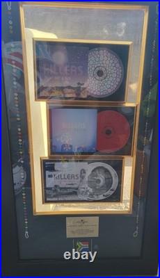 RARE! The Killers Official Multiple Gold Record Award to David Keuning