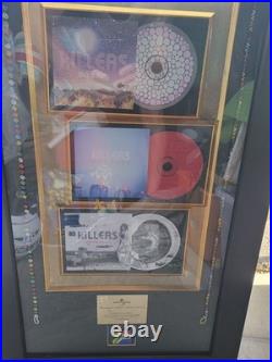 RARE! The Killers Official Multiple Gold Record Award to David Keuning