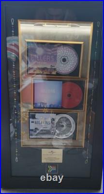 RARE! The Killers Official Multiple Gold Record Award to David Keuning