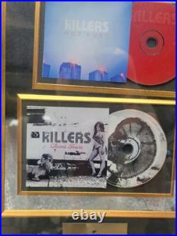 RARE! The Killers Official Multiple Gold Record Award to David Keuning