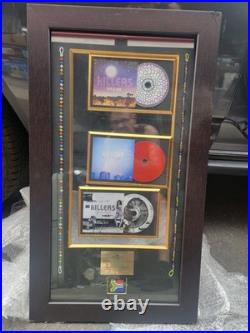 RARE! The Killers Official Multiple Gold Record Award to David Keuning