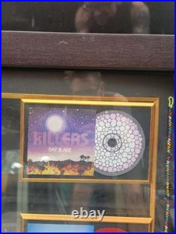 RARE! The Killers Official Multiple Gold Record Award to David Keuning