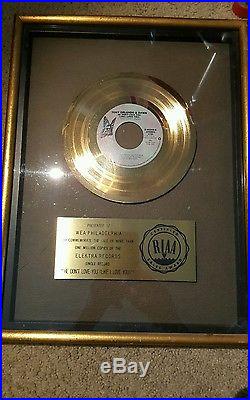 RIAA AWARD Tony Orlando He Dont love you GOLD RECORD 1975 RARE! FLOATER