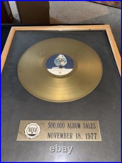 RIAA Award Gold Record Alan Parsons Project Robot 500,000 Sold Framed