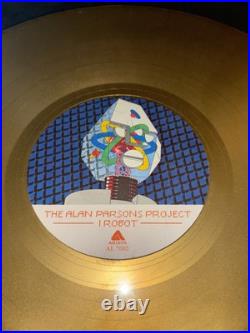 RIAA Award Gold Record Alan Parsons Project Robot 500,000 Sold Framed