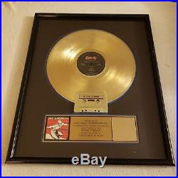 RIAA Award Joe Satriani-Surfing With Alien with 12 Gold Record & Cass RIAA Award