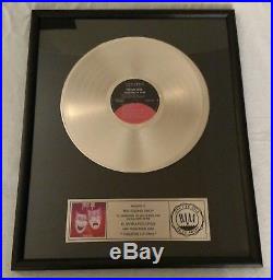 RIAA Award Motley Crue- Theatre Of Pain Gold RIAA Record Award