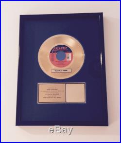 RIAA Bette Midler Gold Sales Award 45 Atlantic Records Wind Beneath My Wings