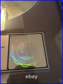 RIAA Certified GOLD Sales Award THE JETS 500K Copies MCA RECORDS RARE Magic RIAA Certified GOLD Sales Award THE JETS 500K Copies MCA RECORDS RARE Magic