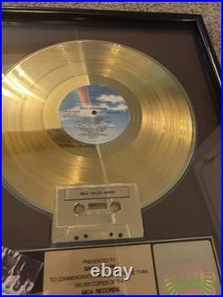 RIAA Certified GOLD Sales Award THE JETS 500K Copies MCA RECORDS RARE Magic RIAA Certified GOLD Sales Award THE JETS 500K Copies MCA RECORDS RARE Magic
