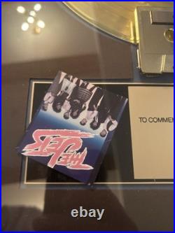RIAA Certified GOLD Sales Award THE JETS 500K Copies MCA RECORDS RARE Magic RIAA Certified GOLD Sales Award THE JETS 500K Copies MCA RECORDS RARE Magic