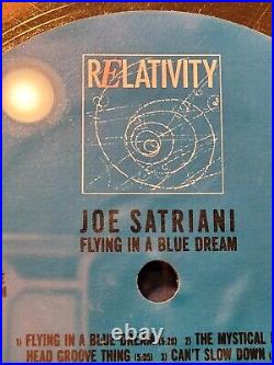 RIAA Certified Joe Satriani FLYING IN A BLUE DREAM 500k SOLD AWARD TISHA FEIN LP