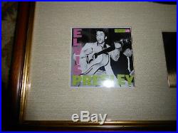RIAA Gold Award Elvis Presley (His First Album) Awarded To Elvis Presley