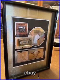 RIAA Gold Award Plaque Blessid Union Of Souls Home Framed CD Cassette