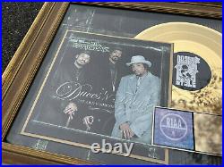 RIAA Gold Award Plaque Record Snoop Dogg Eastsidaz Duces N Trays 1/1 Prototype