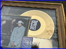 RIAA Gold Award Plaque Record Snoop Dogg Eastsidaz Duces N Trays 1/1 Prototype