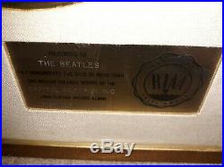 RIAA Gold Award The Beatles Yesterday and Today Album Award White Matte