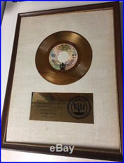 RIAA Gold Record Award 1910 Fruitgum Co Bubblegum Indian Giver WIBG