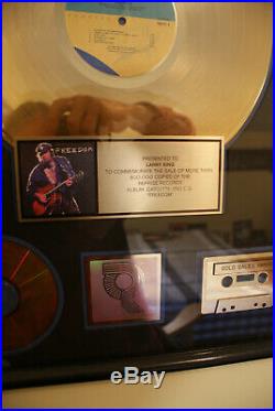 RIAA Gold Record Award Neil Young Freedom