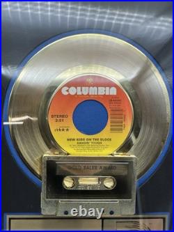 RIAA Gold Record Award New Kids On The Block Hangin' Tough Columbia 1989 RIAA Gold Record Award New Kids On The Block Hangin' Tough Columbia 1989