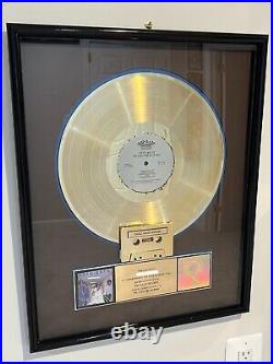 RIAA Gold Record Award Plaque Geto Boys We Can't Be Stopped Scarface Rap-A-Lot