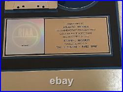 RIAA Gold Record Award-The 3 Tenors 1998-Perfect Condition