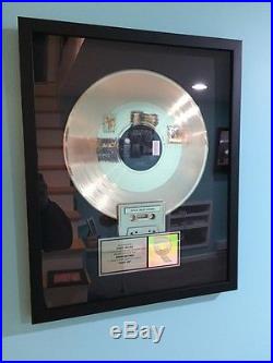 RIAA Gold Record Award to Guns N' Roses Don't Cry MINT