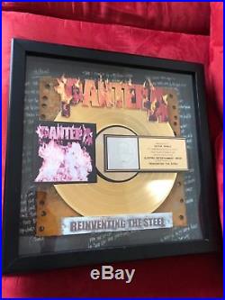 RIAA Pantera Reinventing The Steel Gold Record Award