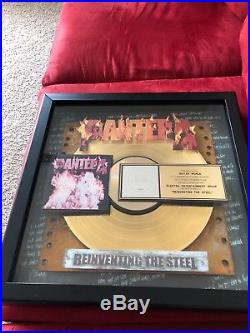RIAA Pantera Reinventing The Steel Gold Record Award
