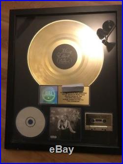 RIAA RECORD AWARD MISSY ELLIOTT GOLD The Cookbook rare
