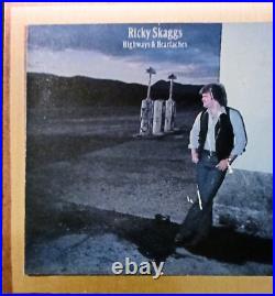 RICKY SKAGGS Highways & Heartaches GOLD Record Award RARE Collectible RICKY SKAGGS Highways & Heartaches GOLD Record Award RARE Collectible