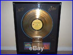 ROLLING STONES RIAA GOLD RECORD AWARD SOME GIRLS Pres to STONES withFACS AUTOGRPHS