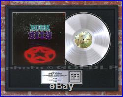 RUSH 2112 Platinum LP Record Award rare gold cd disc collectible gift