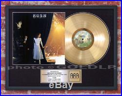 RUSH EXIT STAGE LEFT GOLD LP RECORD AWARD platinum riaa format cd disc rare
