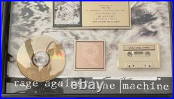 Rage Against The Machine RIAA Gold Record Award Rage Against The Machine Rare Rage Against The Machine RIAA Gold Record Award Rage Against The Machine Rare