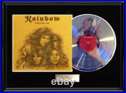 Rainbow Long Live Rock White Gold Platinum Toned Record Dio Lp Non Riaa Award