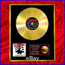 Rancid And Out Come The Wolves CD Gold Disc Record Vinyl Display Award Free P+p