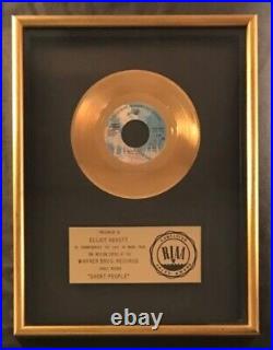 Randy Newman Short People 45 Gold RIAA Record Award WB Records To Elliot Abbott