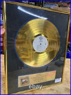 Randy Travis RIAA Gold Record Award 500,000 sales award for Old 8x10 Country